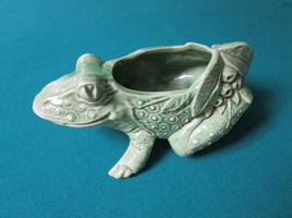 Vintage frog planter. Made by the McCoy  In the late 60’s  8 X 4 1/2&quot; OR... - $98.01