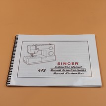 Singer 44S Instruction Manual 65 Pages With Clear Protective Covers - $17.00