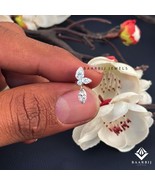 Diane Single Teardrop Marquise Lab Diamond Threaded Stud Earring / 14K S... - €334,59 EUR