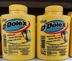 2X ODOLEX TALCUM ( TALCO  ) POWDER - 2 OF 150g EACH - FREE SHIPPG  - $15.83