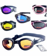 Eyewear Biker Goggle, Assorted Frame/Lenses Color w. Adjustable Strap &amp; ... - $33.90 CAD