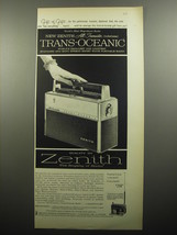 1957 Zenith Trans-Oceanic Ad - Gift of Gifts.. for the yachtsman, traveler - $18.49