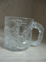 McDonald&#39;s Promotion Two-Face Qty 1 Cut Glass Mug Made In France 1995 - £7.92 GBP