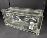 Glass Block Brick 4x8x3” Wavy Glass - NEW - £25.17 GBP