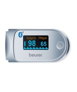 Beurer PO 60 Digital Pulse Oximeter with Bluetooth Blood Oxygen Saturati... - $252.49 MXN