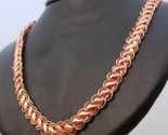 28 inch Pure Copper Solid HELIX Chain Necklace, Healing Jewelry Spiritual - $25.47