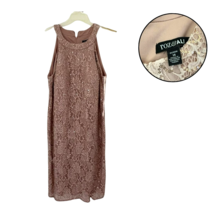 Ronz&amp;Ali Women’s Size 14 Beige Sequin Lace Cocktail Party Formal Dress - $457.57 MXN
