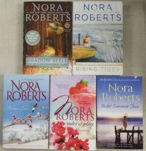 Nora Roberts Trade Paperback Shadow Spell Western Skies Rules Of Play Rising  X5 - £15.59 GBP