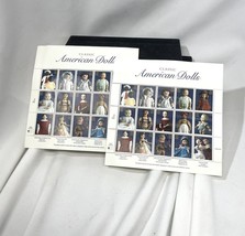 LOT of (2) 1996 Classic American Dolls Scott Full Sheet USPS Stamp Sheet - $11.30