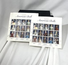 LOT of (2) 1996 Classic American Dolls Scott Full Sheet USPS Stamp Sheet - £9.05 GBP