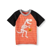 Halloween Toddler Boy Short Sleeve Raglan Graphic T-Shirt Size 2T/NP2 Or... - £11.60 GBP