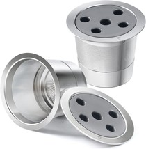 2 Pack Stainless Steel Reusable K Cups For Keurig K Supreme &amp; K Supreme ... - £50.02 GBP
