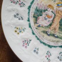 Royal Doulton Plate, Sagittarius Zodiac Sign, Kate Greenaway's Almanack design image 4