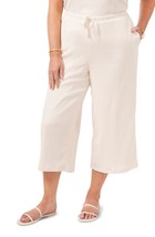 MSRP $79 Plus Size Womens 1.State Crop Drawstring Pants Natural Size 1X - £12.06 GBP