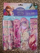Disney Frozen 48 Piece Party Favor Mega Pack Prisms Puzzles Rulers Tops ... - £6.79 GBP