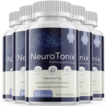 5-Pack - Neurotonix Brain Booster, Focus, Memory, Clarity, Nootropic Supplement - £98.87 GBP