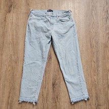 Gap Girlfriend Crop Denim Jeans ~ Sz 8/29 ~ Floral ~ Mid Rise ~ 24.5&quot; Inseam - £17.95 GBP