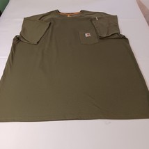 Carhartt Force Men's 4XL T-Shirt Adult Green Pocket Tee Relaxed Fit 100410 316 image 10