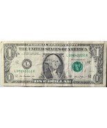 US$1 Fancy Serial Number 2013 4-of-a-kind together, Overstrike, Misalign... - $12.38 CAD