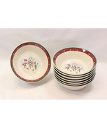 Royal Seasons Snowmen Bowls Christmas 6-1/2&quot; Lot of 8 Xmas - $26.13 CAD