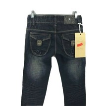 Anama Junior&#39;s Jeans Black Embellished Rhinestones Sizes 25&quot; Waist - 30&quot;... - £19.60 GBP