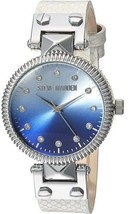 Steve Madden Ombre Women&#39;s Crystal Leather Strap Watch SMW003 - $39.99