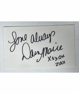 Dawn Marie Signed Autographed 3x5 Index Card - Wrestler - $285.10 MXN