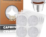 CAPMESSO Espresso Foils -Coffee Pod Seal Lids to Reusable Nespresso Caps... - $15.79