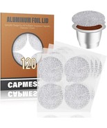 CAPMESSO Espresso Foils -Coffee Pod Seal Lids to Reusable Nespresso Caps... - £12.47 GBP
