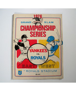 1976 American League Grand Slam Champion Series Yankees vs Royals Royals... - £10.12 GBP