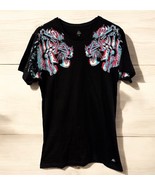 American Stitch Shirt Men’s Size M Medium Black All Over Colorful Painte... - $40.60 CAD