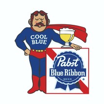 Pabst Blue Ribbon Cool Blue Decal / Bumper Sticker - £2.86 GBP+