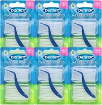 DenTek Wax for Braces 2 Count (Pack of 6) - £18.23 GBP