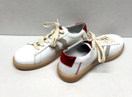 MIZ MOOZ LEATHER  CASUAL LACE UP SNEAKERS  WHITE  37EU / 7US  S-08 - $77.22