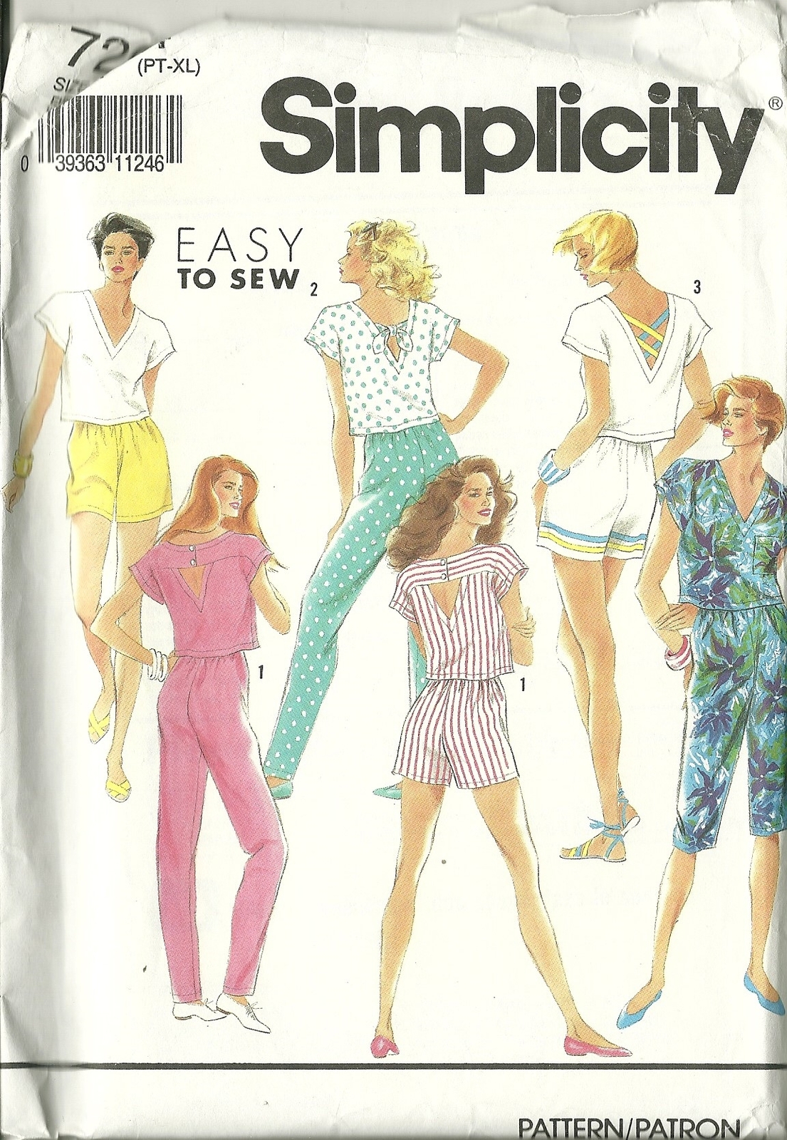 Simplicity Sewing Pattern 7264 Misses Womens Top Pants Capris Shorts 6 - 24 New - $9.99