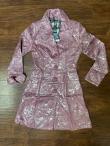 new Floral Coat Pink  Roses sz M/S church wedding vintage formal outfit jacket - £35.40 GBP