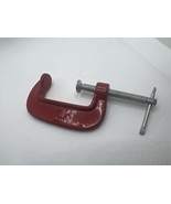 G Clamp C Grip Clip 2 Inch Red Metal - £18.87 GBP
