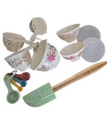 Pioneer Woman ~ PAINTED MEADOWS ~ 13-Piece ~ Melamine Tools ~ Silicone S... - $28.05