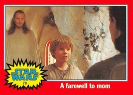 2004 Topps Star Wars Heritage #78 A Farewell To Mom Anakin Skywalker  - £0.71 GBP