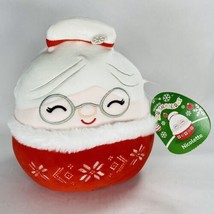 8&quot; Squishmallows Nicolette Plush Mrs. Claus Santa’s Wife Girl Red White - £12.17 GBP