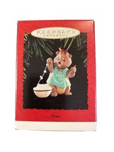 1995`Mom The Bear String Popcorn For The Christmas Tree,Hallmark Ornament New - £6.01 GBP