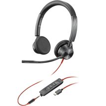 Poly Headphones with Microphone Blackwire 3325 Black - £60.39 GBP