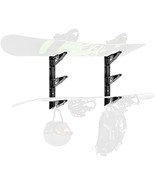 Delta Cycle &amp; Home 3-Tier Snowboard Extendable Ski Rack Wall Shelf with - $31.97