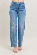 Judy Blue Full Size Tummy Control Vintage Wash Straight Jeans Plus Size - $58.00+