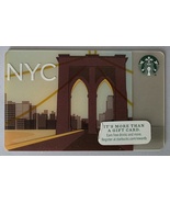 Starbucks 2013 Brooklyn Bridge NYC Collectible Gift Card New No Value - $2.25