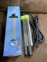 Outdoor Pond Heater -600W Heater for Small Ponds, Ponds De-icer 15’ Cord... - $17.54