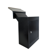 Rainproof Through the Wall Locking Mailbox with 10-Inch Adjustable Chute - $163.10 CAD