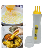 Squeeze Dispenser Funnel Bottle Roti Jala Net Lacey Pancake Crepe 5 Tip ... - €13,45 EUR