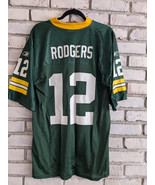 Green Bay Packers Aaron Rodgers #12 Reebok NFL Jersey Men&#39;s Size Medium ... - $22.76