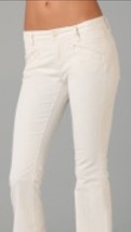 Elizabeth &amp; James Women&#39;s Pant Textile Linda Ivory Casual Flare Pant Size 28 NWT - £60.35 GBP